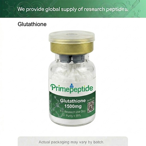 Hot Selling High Purity 99%+ Glutathione Peptide Lyophilized Powder 1500mg for Skin Whitening GTT1500