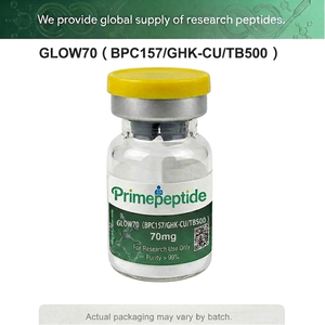  High Purity 99%+ Glow70 Peptides Powder Vial Packing 70mg Peptides From China