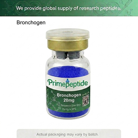 High Purity 99%+ Bronchogen Raw Peptides Lyophilized Powder Vials 20mg