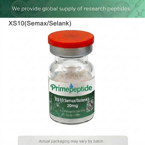 High Purity 99%+ Semax/Selank Peptides Lyophilized Powder Vial Packaging 20mg XS10