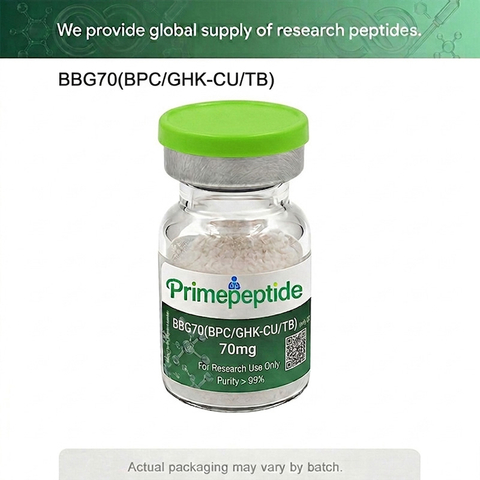High Purity 99%+ BBG70(BPC/GHK-CU/TB) Lyophilized Peptide Powder 70mg 